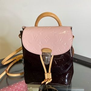 LV Mini Backpack Vernis Leather
